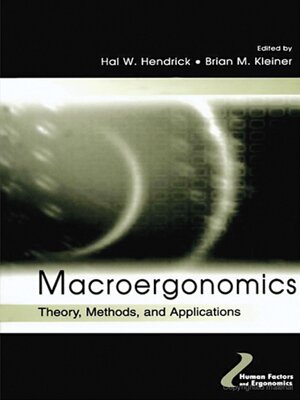 cover image of Macroergonomics